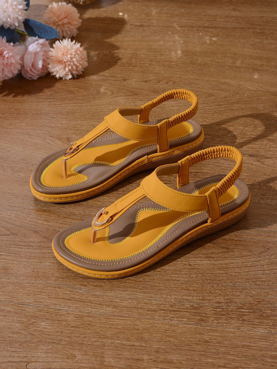 Damen Komfortable Flip-Flops Drune