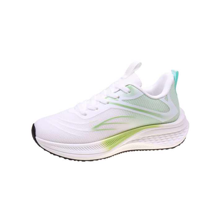 Damen Leichter Laufsneaker mit dicker Dämpfungs-Plateausohle und atmungsaktivem Mesh-Obermaterial Drune