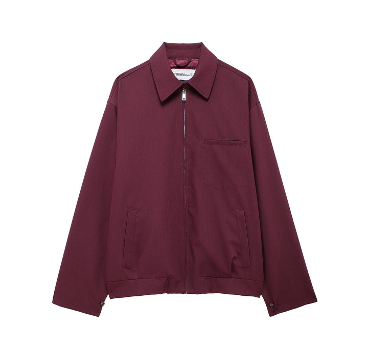 Damen Boxy-Utility-Blouson mit verdecktem Reißverschluss und Brusttasche Drune