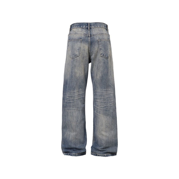 Damen Weit geschnittene Vintage Denim-Jeans Drune