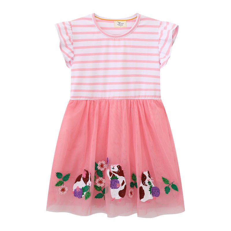 Mädchen Tüllkleid mit verspieltem Design Drune