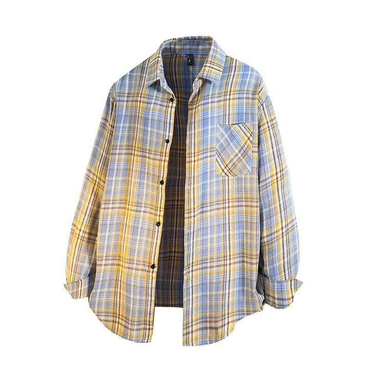 Damen Oversized Karohemd Drune