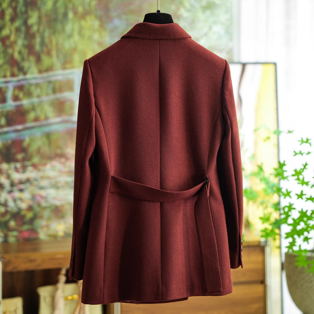 Damen Designer Doppeltbreasted Blazer Drune