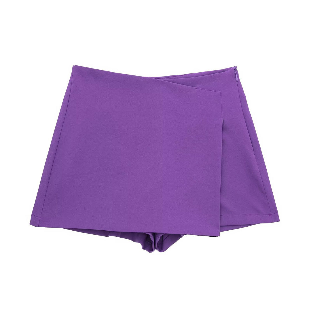 Damen sportliche Shorts mit elegantem Layering-Design Drune