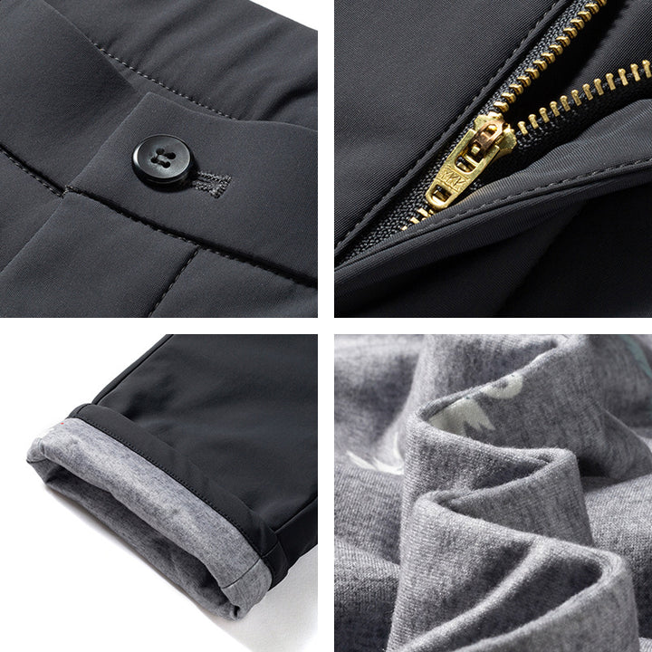 Herren Smarte Casual Stretch-Hosen Drune