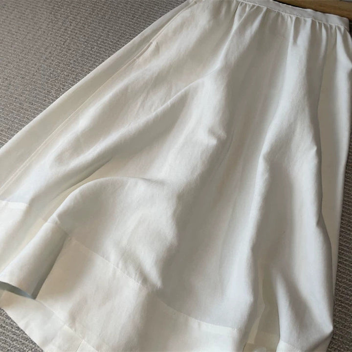 Damen Eleganter, luftiger Maxirock mit elastischem Bund Drune