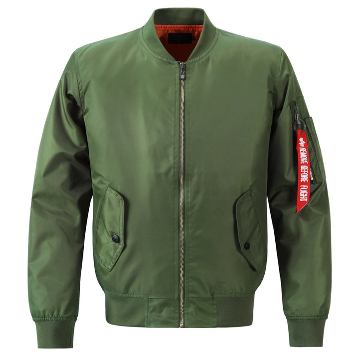 Herren Modische Bomberjacke mit praktischen Taschen Drune