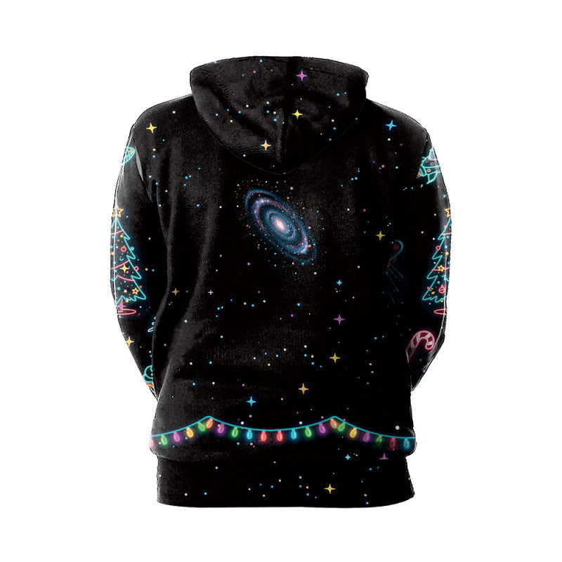 Damen Lustiger Weihnachts-Kapuzenpullover Drune