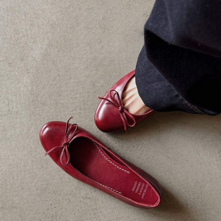 Damen Ballerinas mit dekorativem Schleifendetail Drune