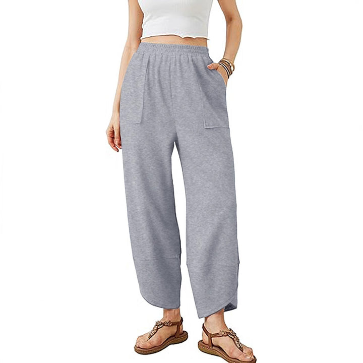 Damen Culotte-Hose mit elastischem Bund und aufgesetzten Taschen Drune
