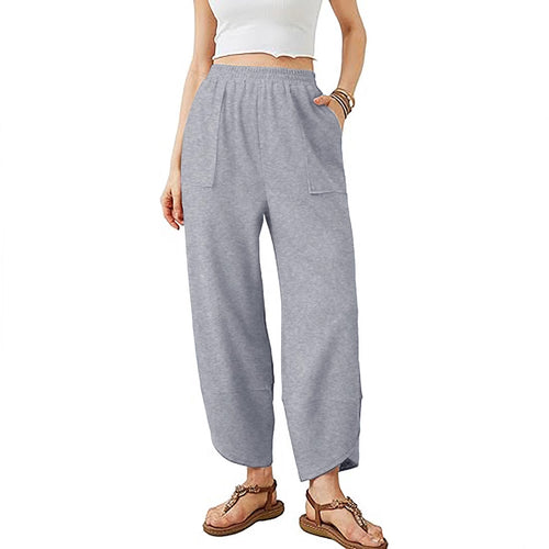 Damen Culotte-Hose mit elastischem Bund und aufgesetzten Taschen Drune
