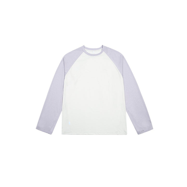 Unisex Raglan-Langarmshirt aus leichter Baumwollmischung mit Waffelstruktur Drune