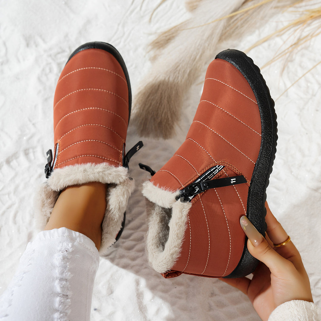 Damen Komfortable Winterboots mit kuscheligem Innenfutter Drune