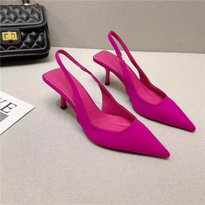 Damen Slingback-Pumps mit schmaler Spitze und leichter Absatzhöhe Drune