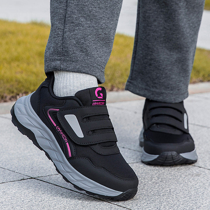 Damen Sportliche Sneakers mit praktischem Klettverschluss und atmungsaktiver Mesh-Oberfläche Drune