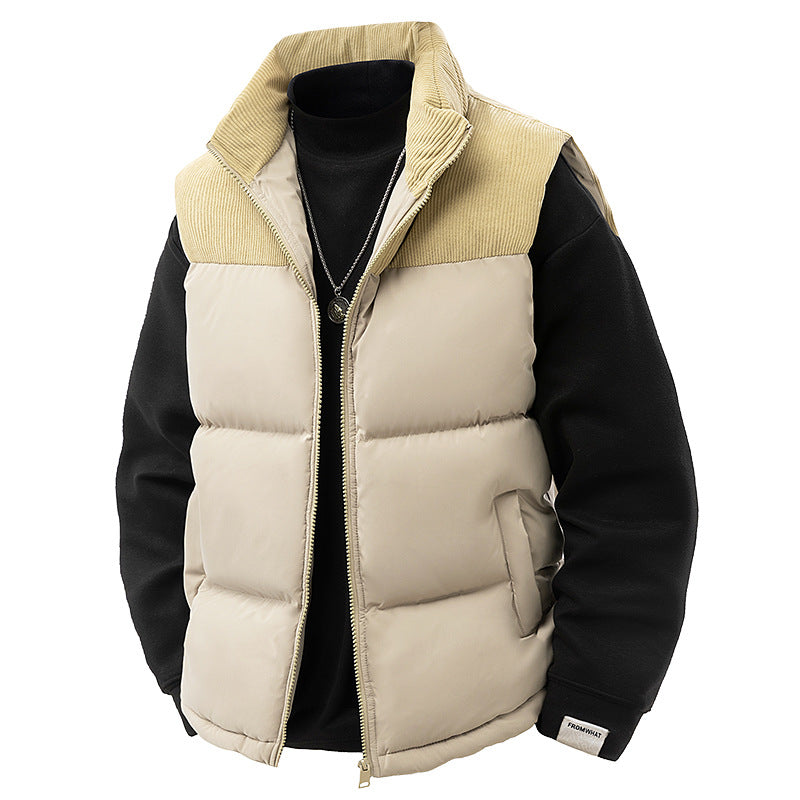 Herrenmode Steppjacke mit Kragen Drune