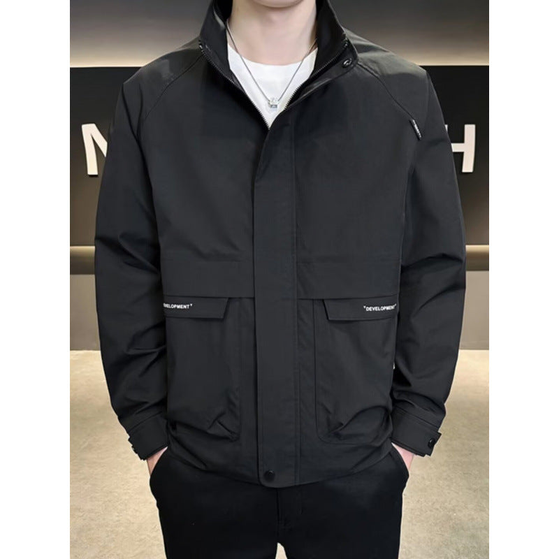 Herren Minimalistische Übergangsjacke Drune