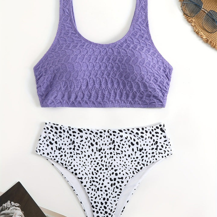 Damen Sportliches Bikini-Set mit elastischen Trägern Drune