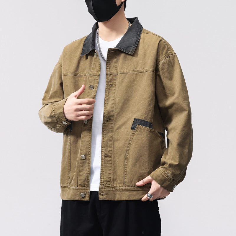 Herren Bequeme Utility-Jacke Drune