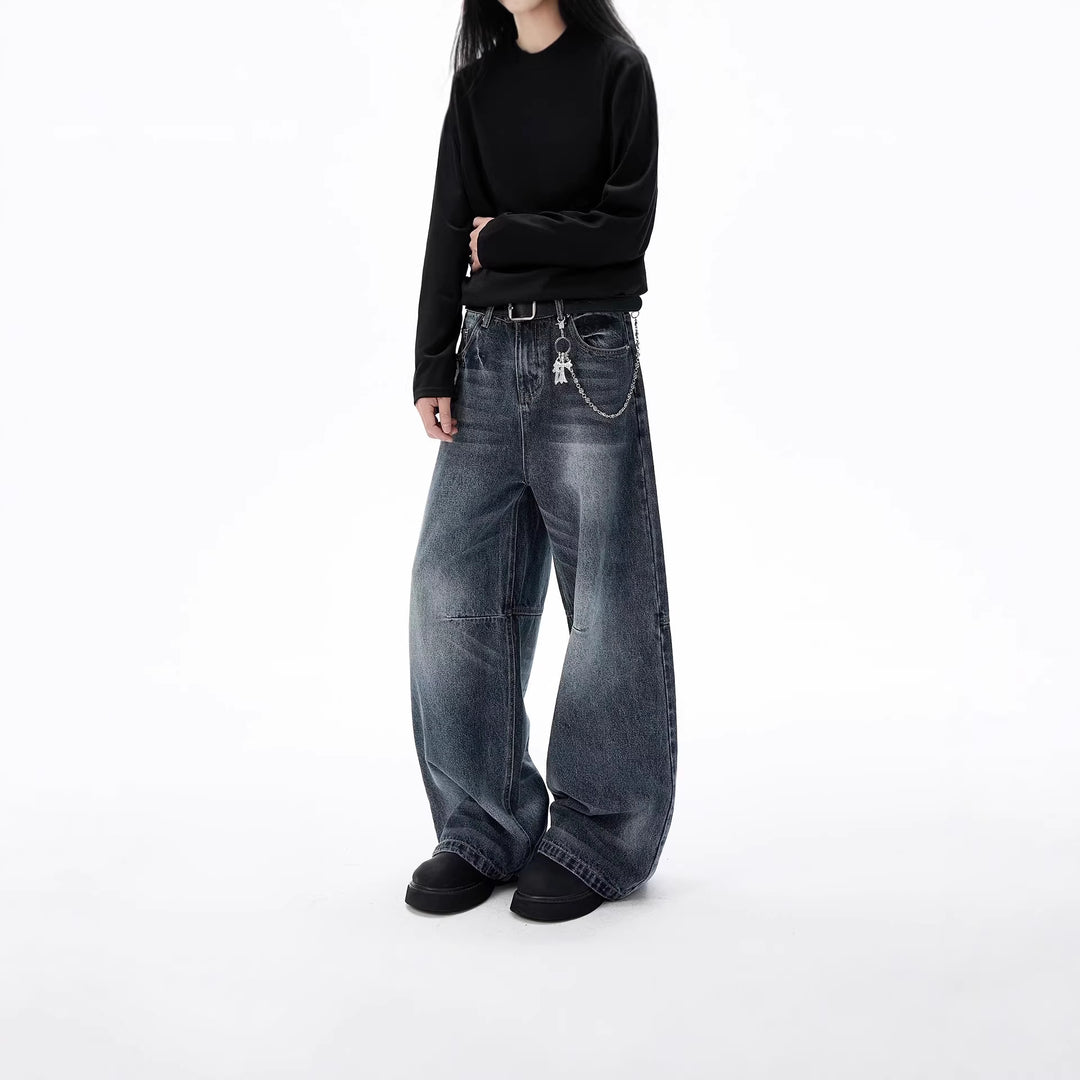 Unisex Trendige Weitgeschnittene Jeans Drune