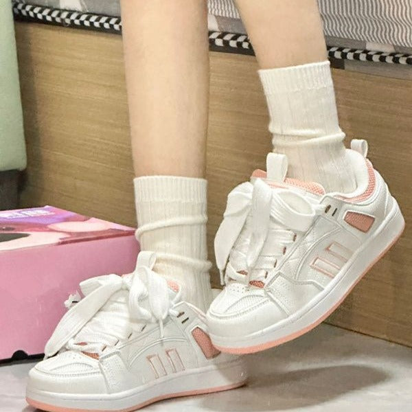 Damen Sportliche Sneakers mit praktischer Schnürung und atmungsaktiver Mesh-Oberfläche Drune