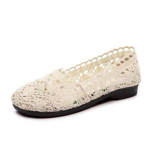Damen elegante und atmungsaktive Spitzenschuhe Drune