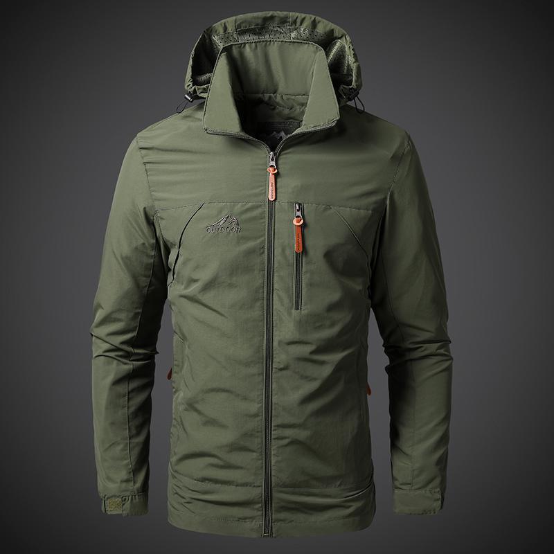 Herren leichte temperaturregulierende Jacke Drune