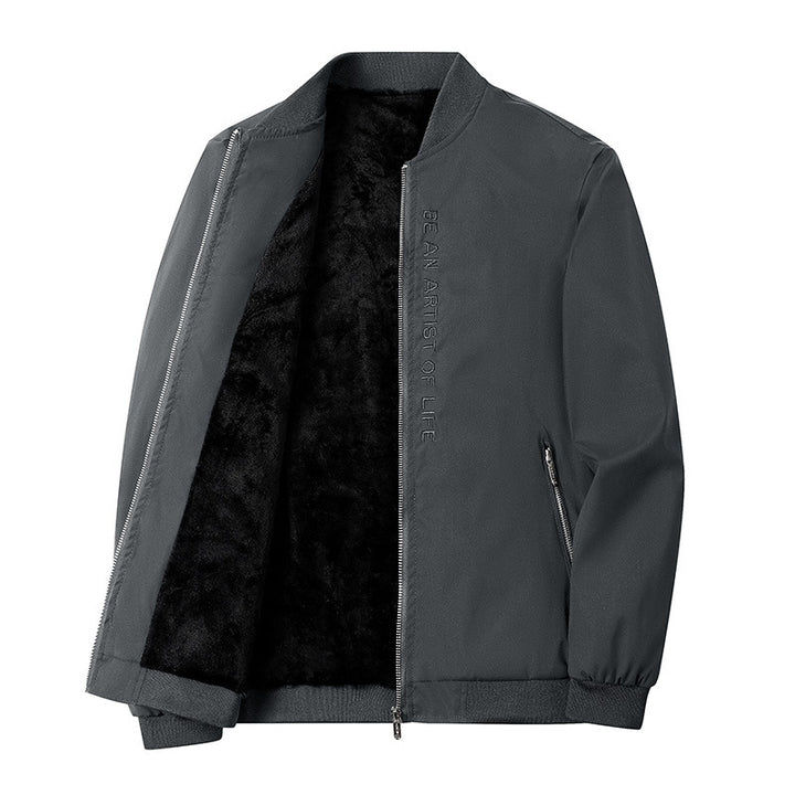 Herren Modernes Bomberjacke mit weichem Innenfutter Drune