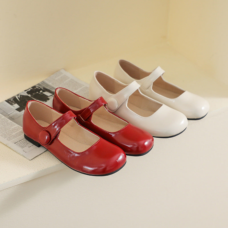 Damen Mary Jane Schuhe mit Verstellbarem Riemen und Komfortablem Fußbett Drune