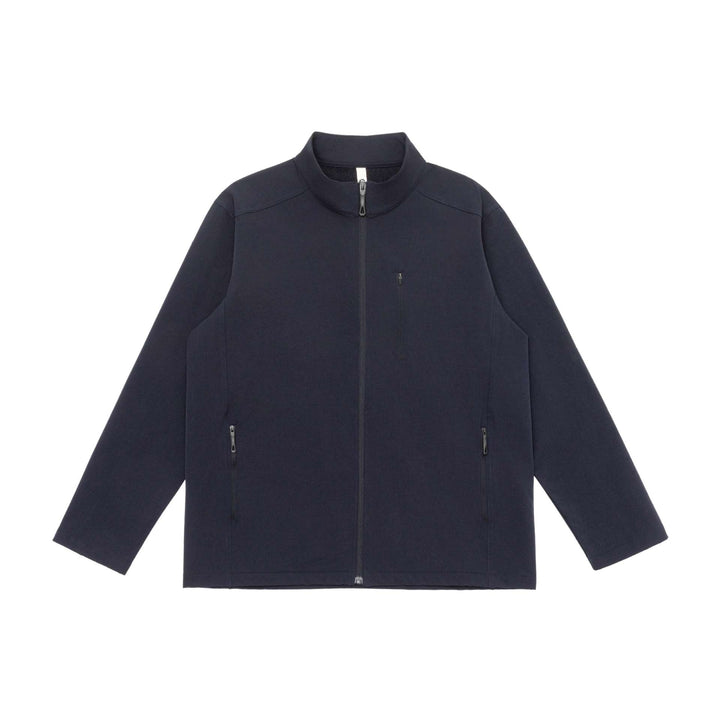 Unisex Leichte Softshell Jacke mit Stehkragen und Reißverschlusstaschen Drune
