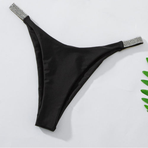 Damen Bikini-Unterteil mit funkelnden Strassdetails Drune