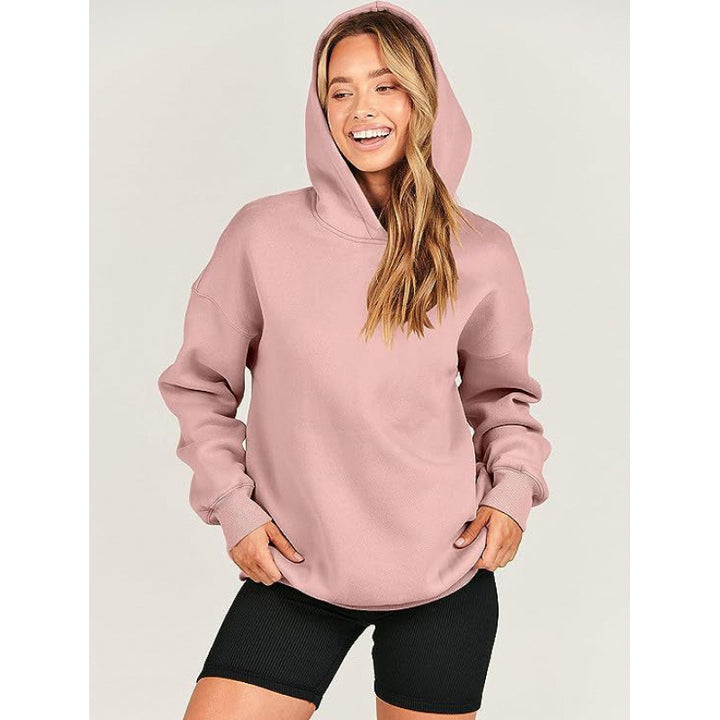 Damen bequeme Kapuzen-Sweatshirt Drune