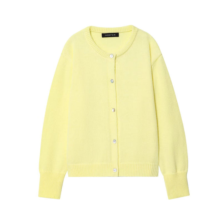 Damen Strickjacke mit Knopfdesign und gemütlichem Schnitt Drune