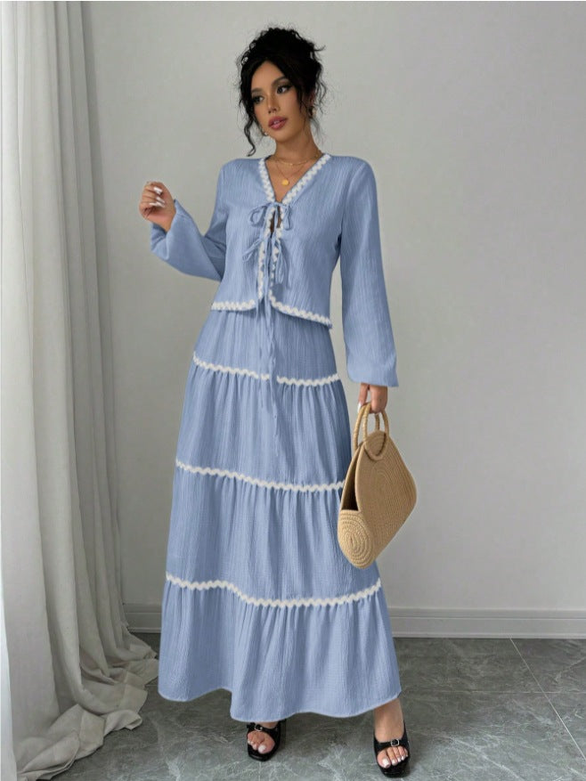 Damen Maxikleid Drune