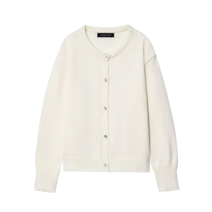 Damen Strickjacke mit Knopfdesign und gemütlichem Schnitt Drune