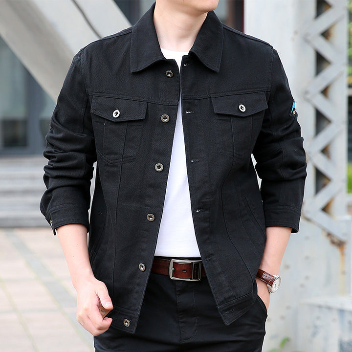 Herren Modische Jeanjacke Drune