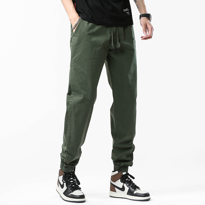 Herren Utility-Joggerhose mit Tunnelzug, elastischen Knöchelbündchen und entspanntem Schnitt Drune