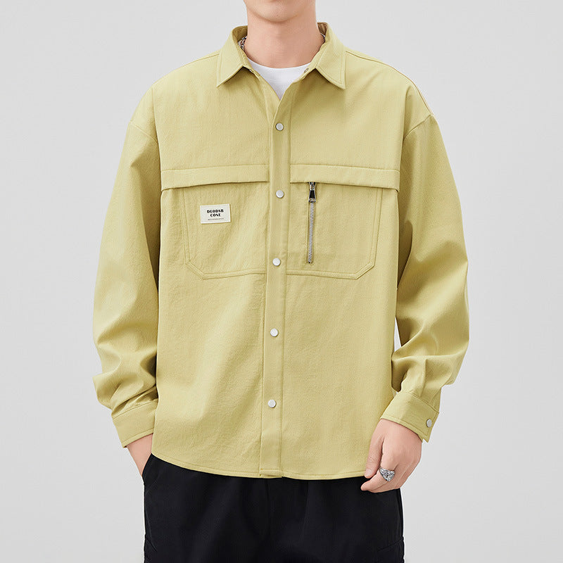 Herren Modische Utility-Jacke mit praktischen Taschen Drune