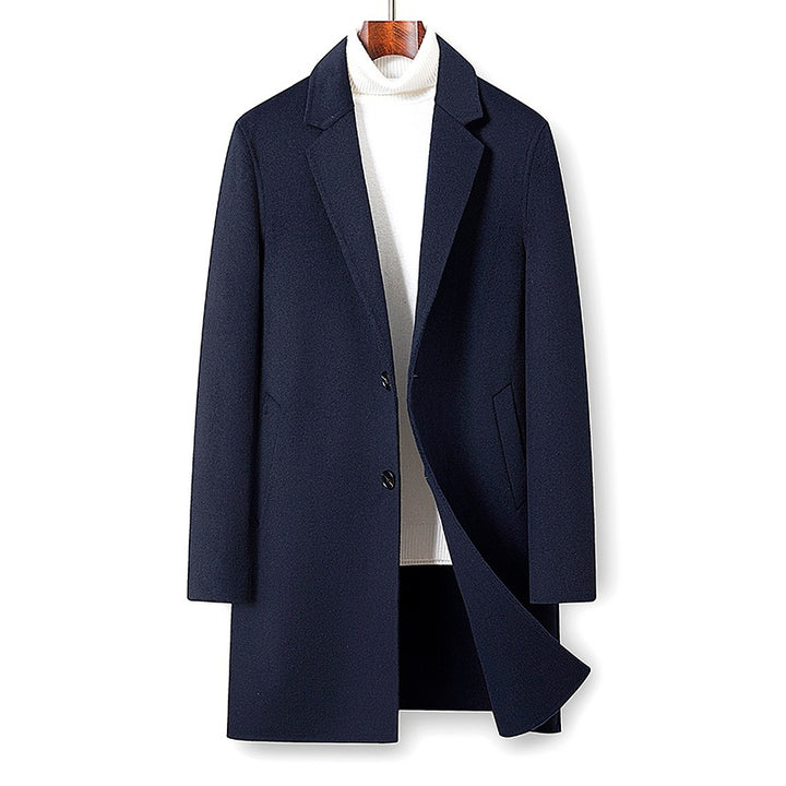 Damen Modern Tailored Langer Übermantel Drune