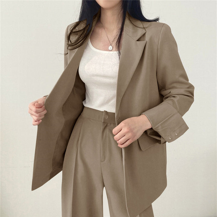 Damen Elegante und stylishe Hochwaisted Hose Drune