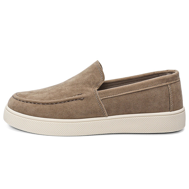 Herren Bequeme Wildleder Slipper Drune