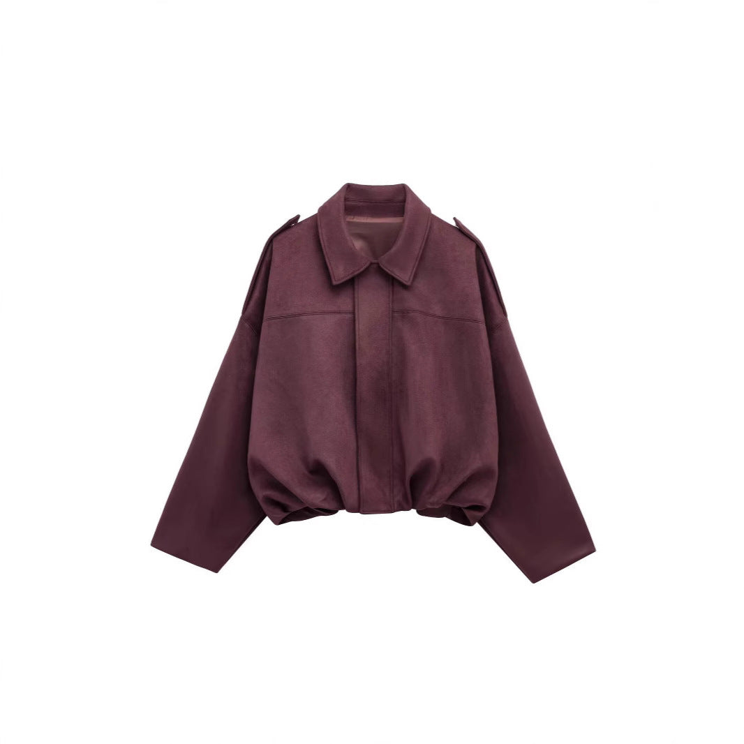 Damen Modische Kurzjacke mit legerem Schnitt