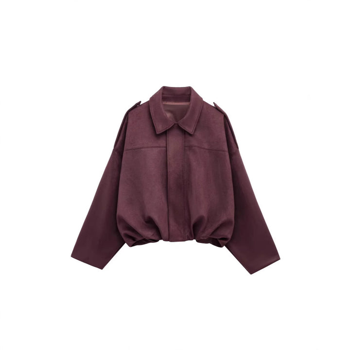 Damen Modische Kurzjacke mit legerem Schnitt