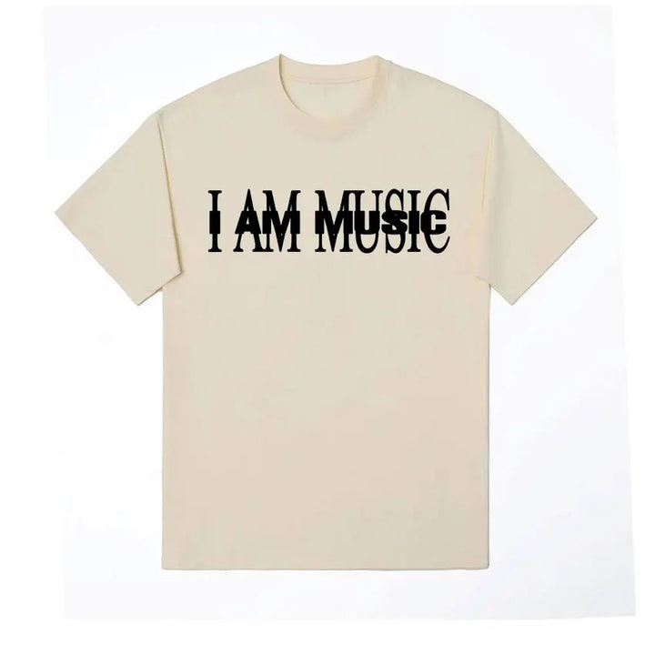 Damen T-Shirt mit modernem Typografie-Druck Drune