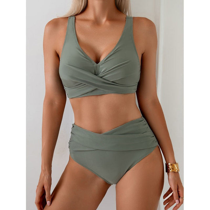 Damen Hochgeschnittener Bikini Drune