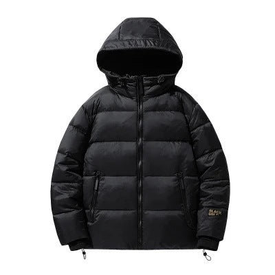 Unisex Wattierte Kapuzenjacke mit Thermo-Isolierung und verstellbarem Saum Drune