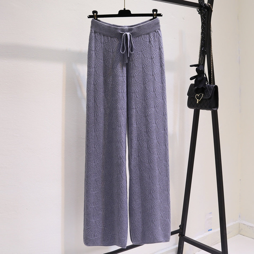 Damen Weite und bequeme Jersey-Hose Drune