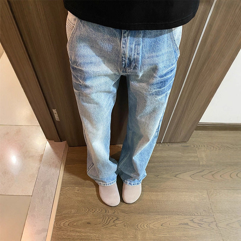 Herren Modische Weitgeschnittene Jeans Drune