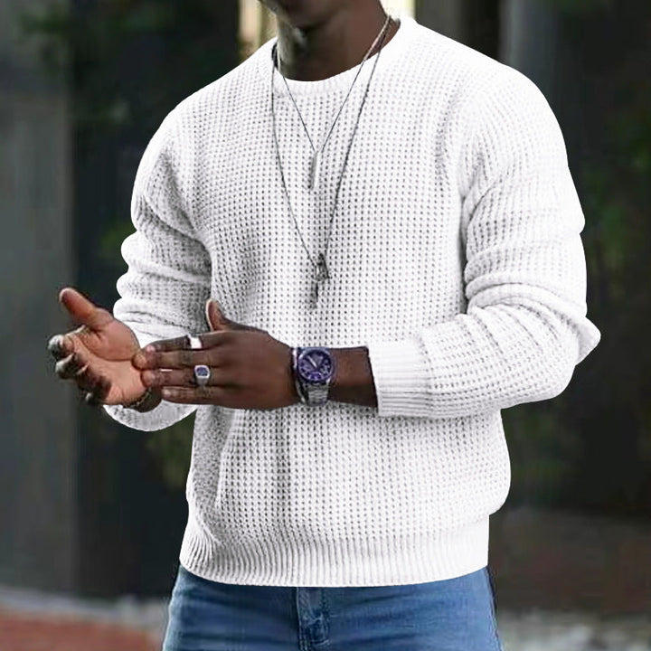 Herren Strukturierter Pullover Drune