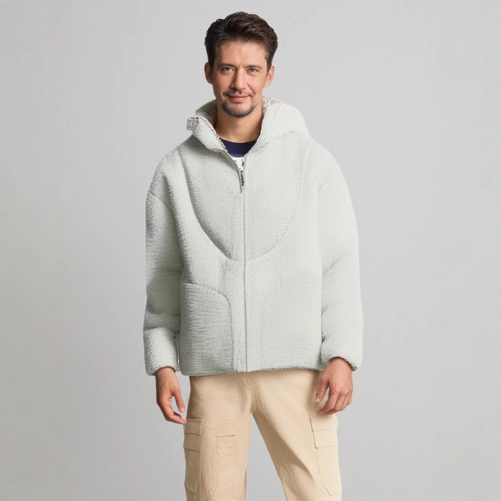 Herren stylische und funktionale Kapuzenjacke mit isolierter Fütterung Drune